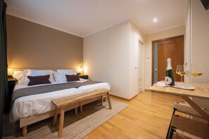 Down duvets, memory-foam beds, in-room safe, individually decorated