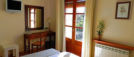 Down comforters, memory foam beds, in-room safe, individually decorated