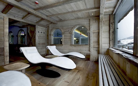 Un sauna, baño turco/hammam, tratamientos corporales