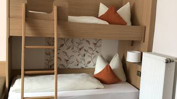 Quadruple Room, 1 Bedroom, Mountain View | Premium bedding, down comforters, in-room safe, desk