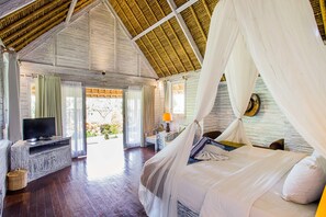 1 bedroom, pillowtop beds, in-room safe, desk - Lembongan Bay Shore Huts (Lembongan Island)