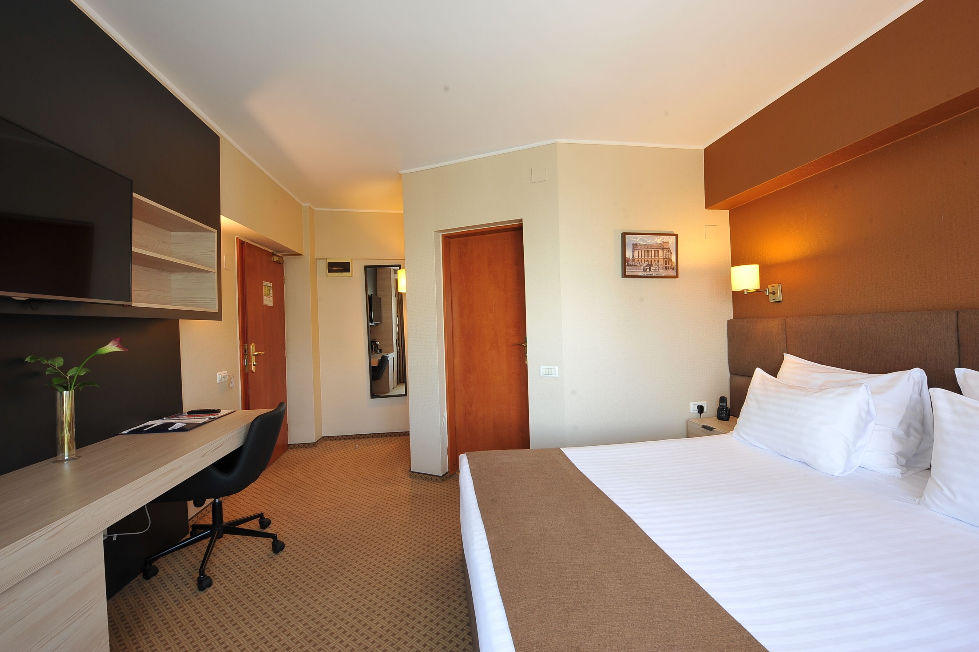 Minibar, in-room safe, desk, blackout curtains