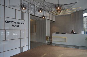 Check-in/check-out kiosk - Crystal Palace Hotel (Bucharest)