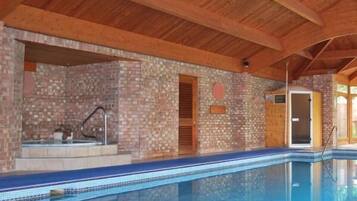 Indoor pool, outdoor pool