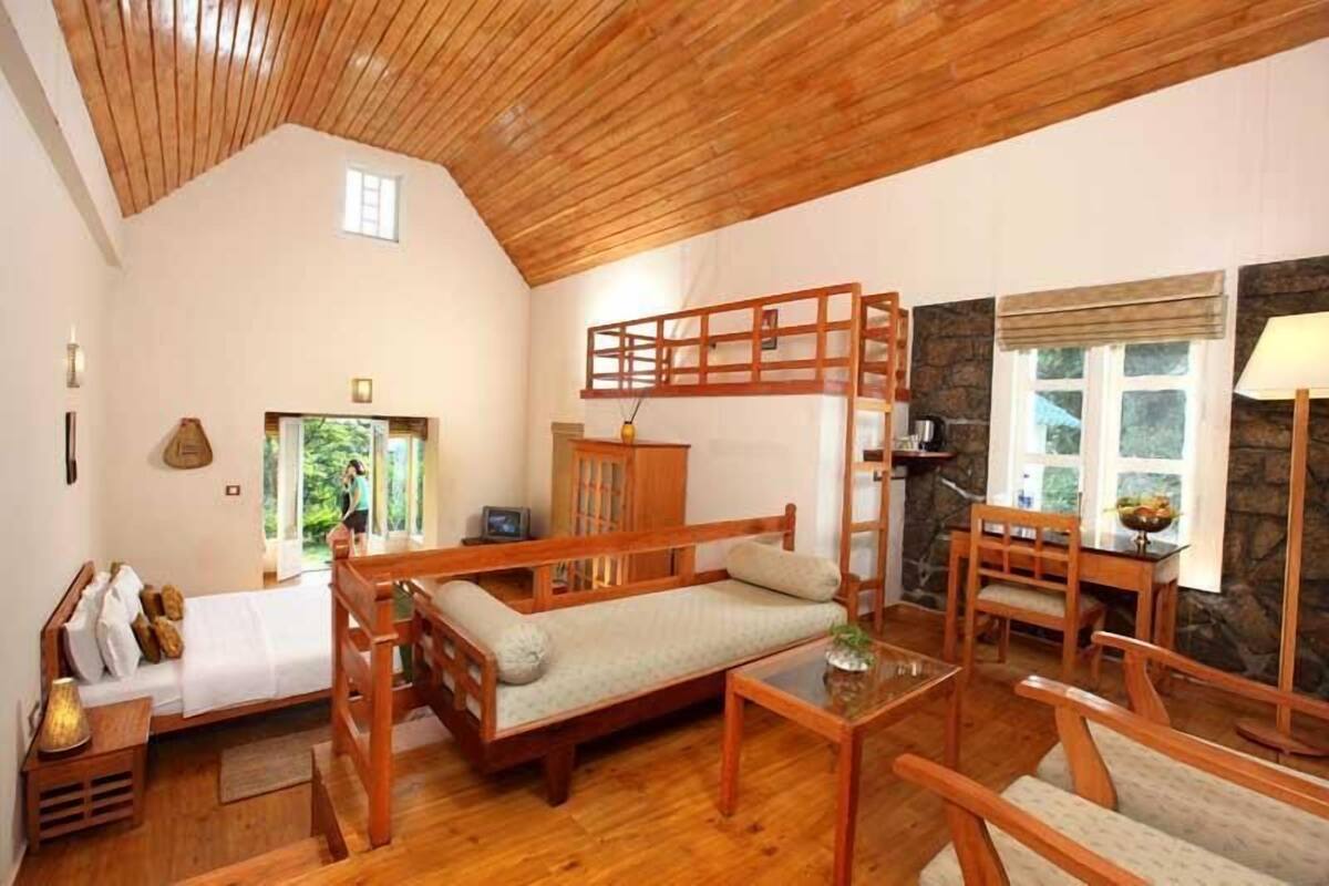 Cottage Mewah, 1 kamar tidur, pemandangan gunung | 1 kamar tidur, seprai premium, isi minibar gratis, dan brankas