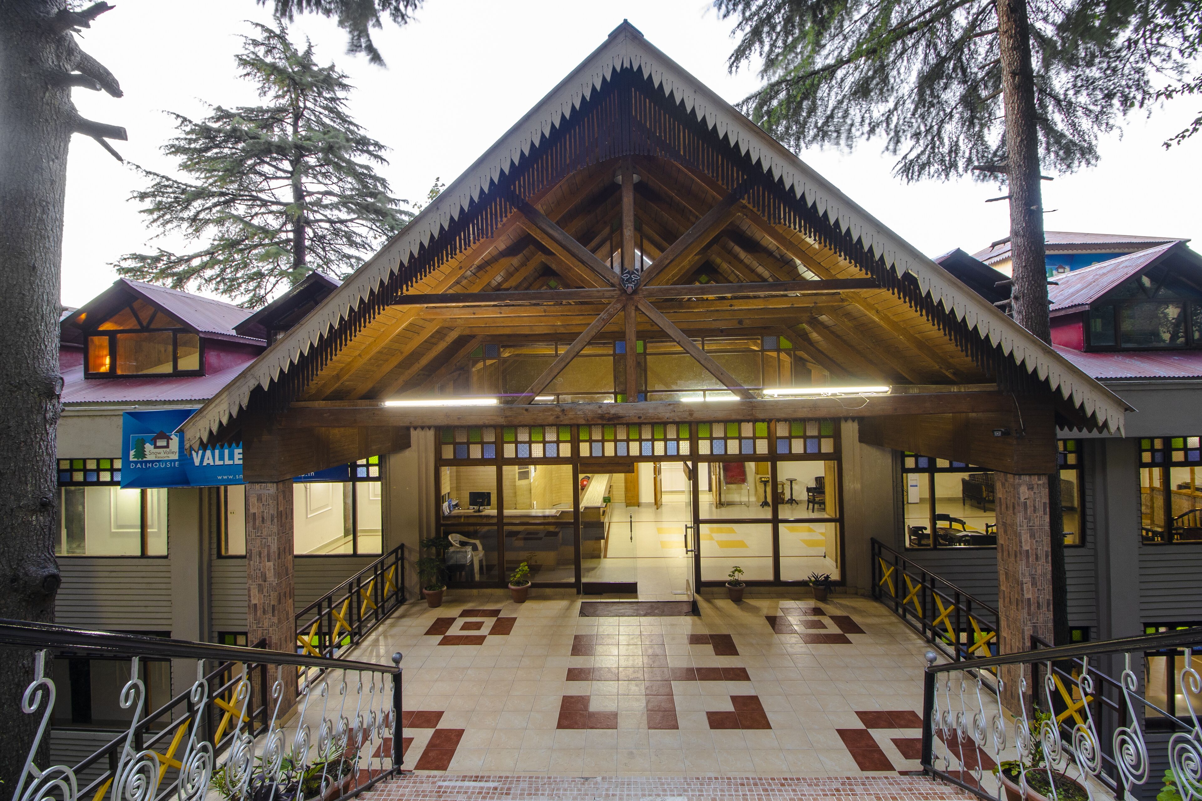 Facciata della struttura