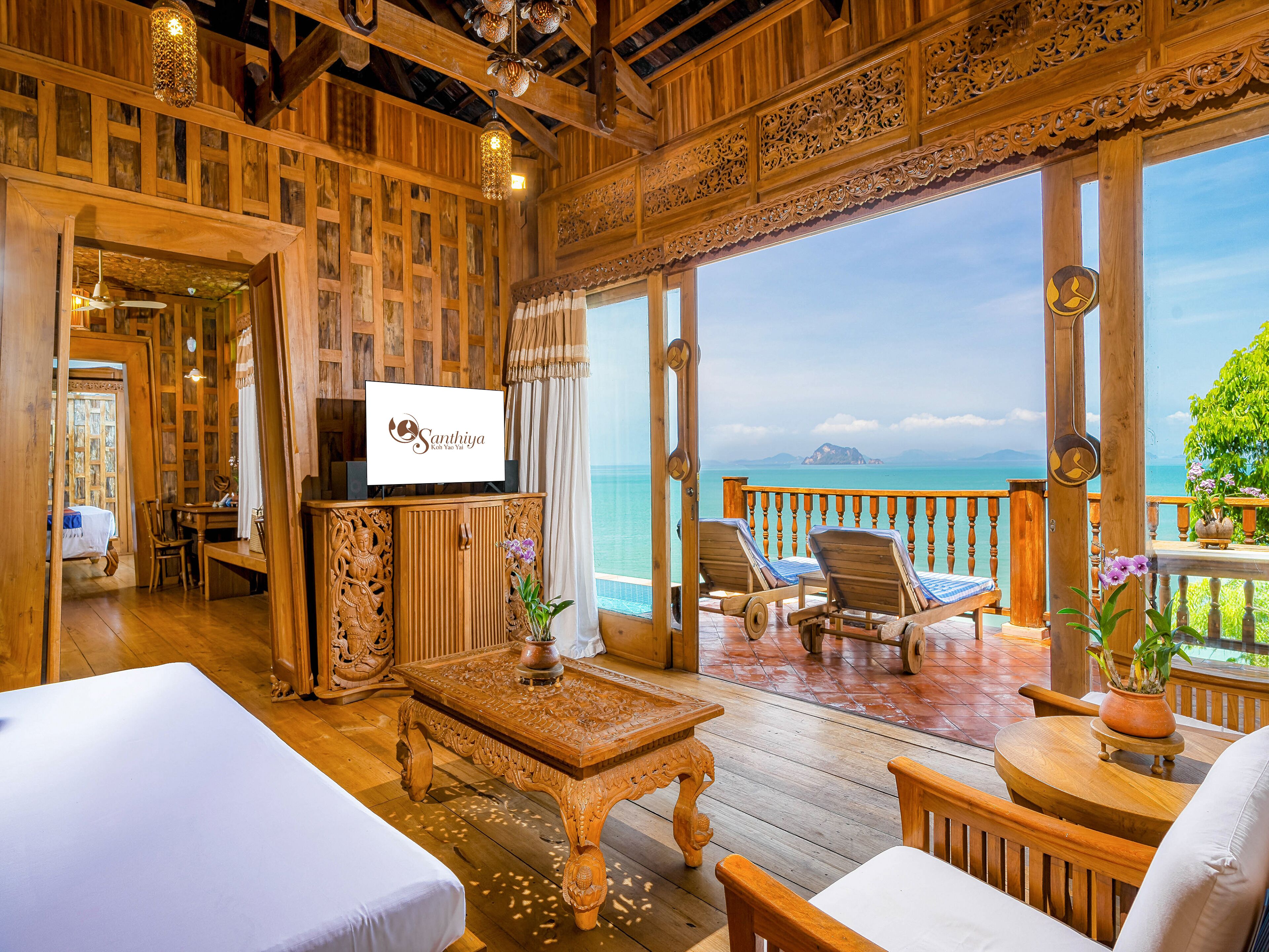 40-inch flat-screen TV with cable channels, TV