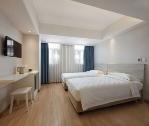 Habitación Deluxe con 2 camas individuales, 2 camas individuales | Escritorio, cortinas opacas, wifi gratis