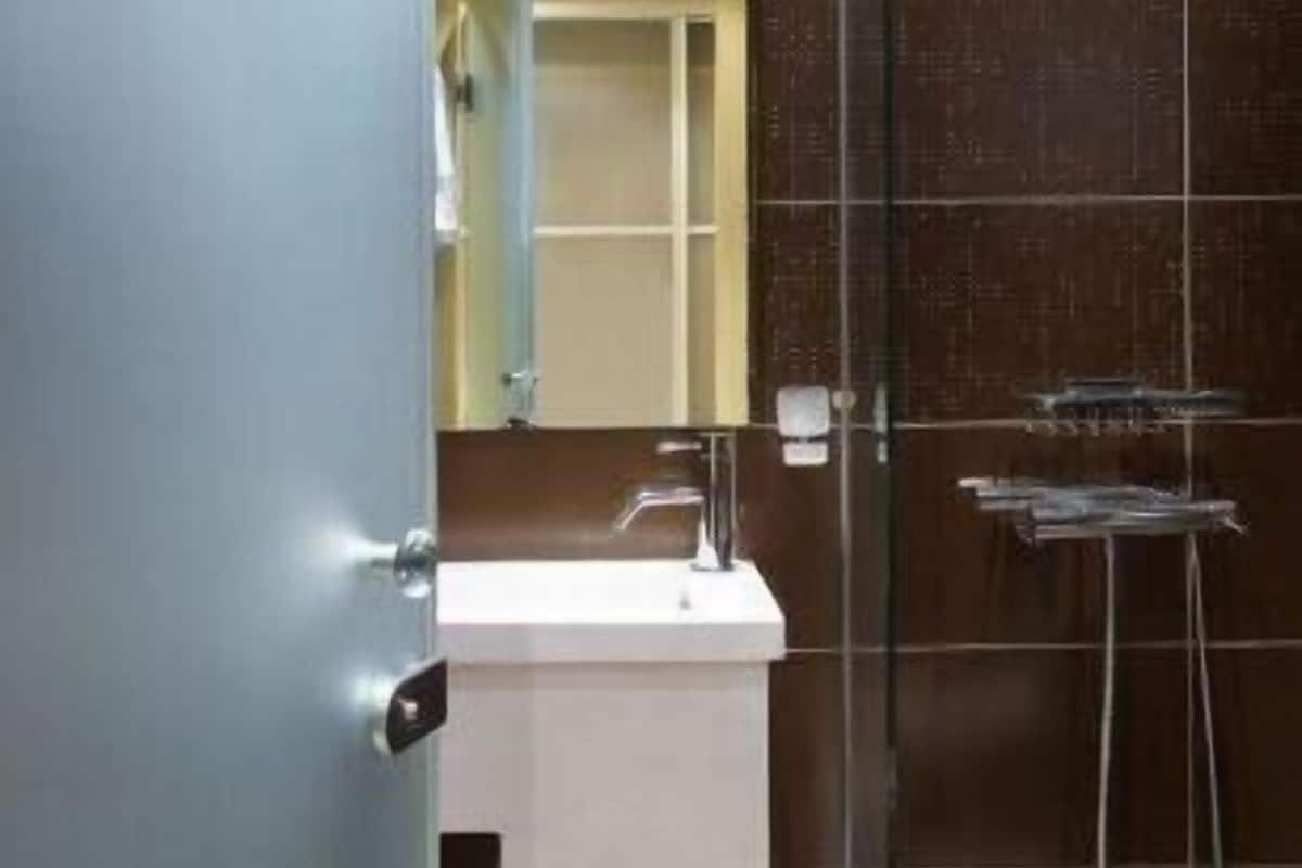 standard room | bathroom | shower, free toiletries, hair dryer, towels