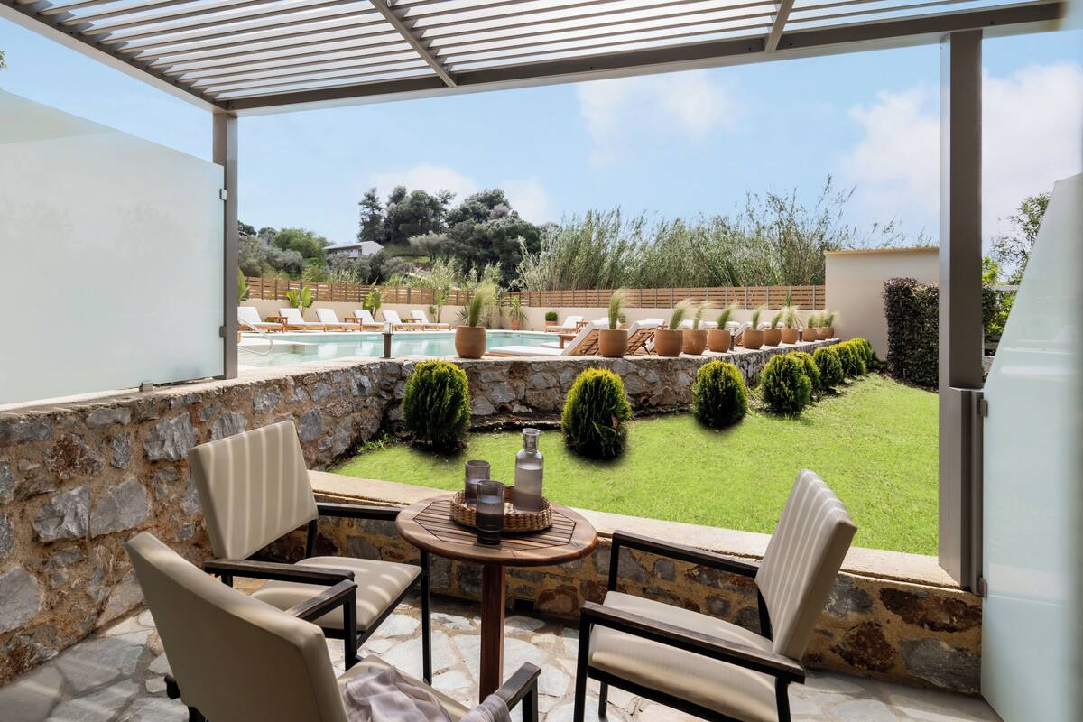 Family Room Pool View | Living area | TV