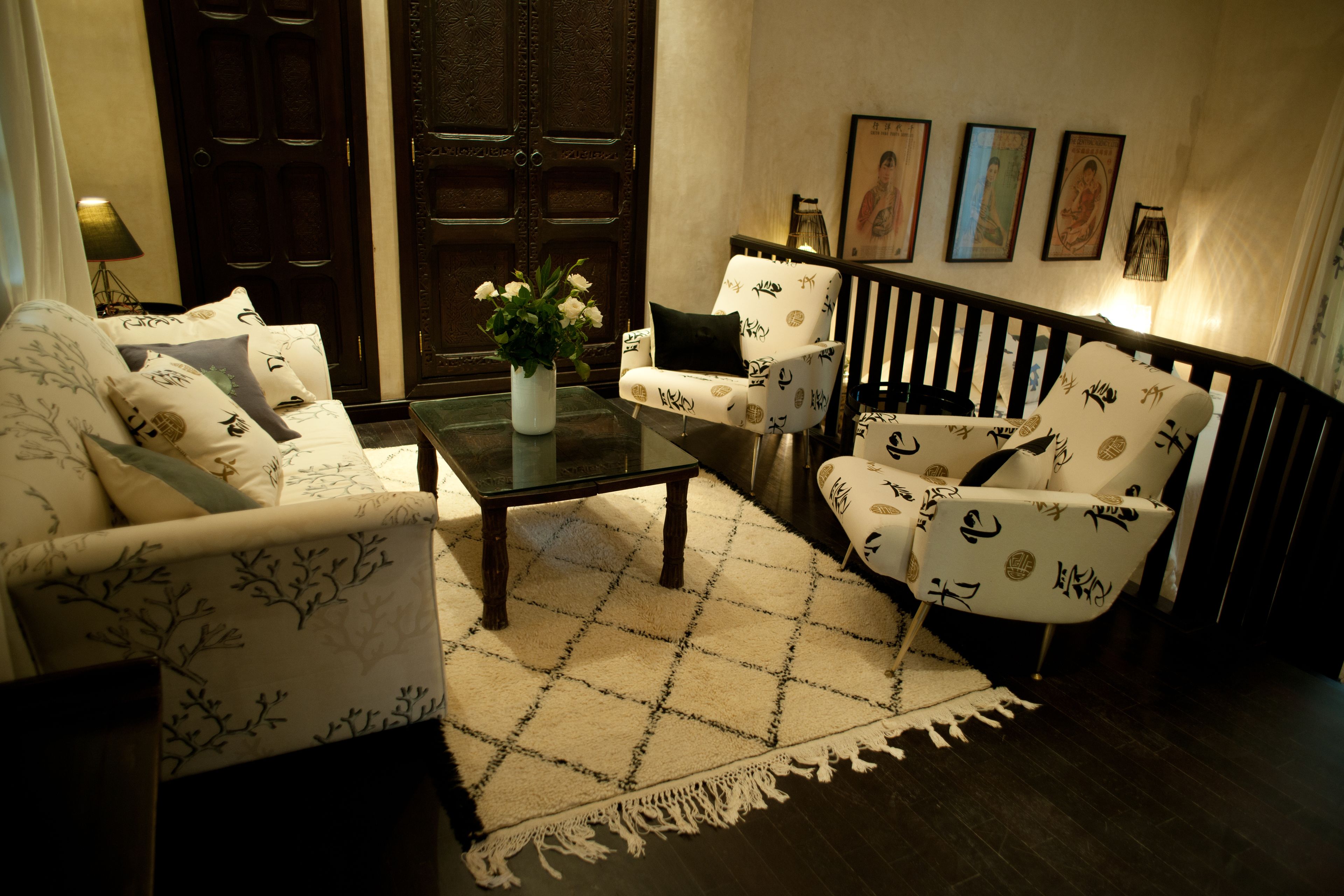 suite | living area | lcd tv, dvd player