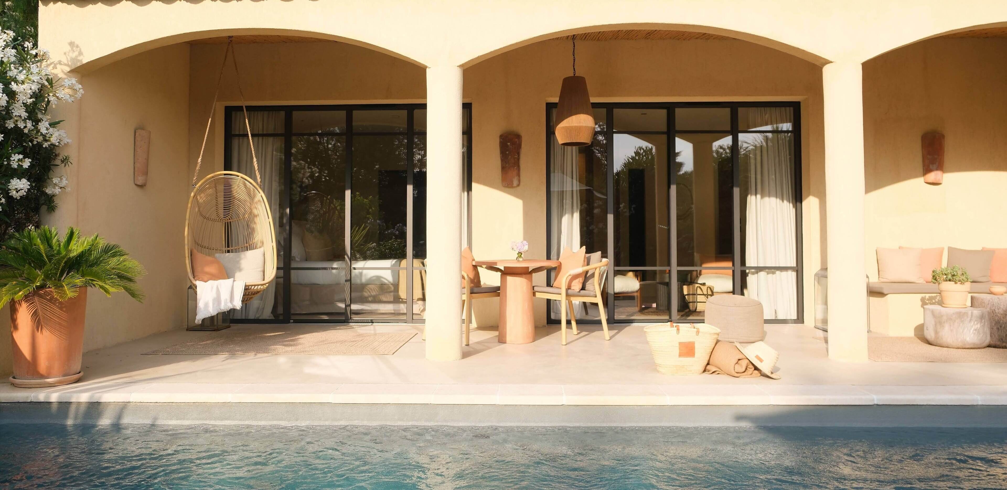 Suite Premium, 1 letto king, piscina privata, vista valle | Terrazza/patio