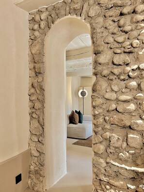 Junior House, 1 King Bed, Terrace, Garden View | Premium bedding, minibar, individually decorated, individually furnished