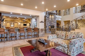 Lobby sitting area
