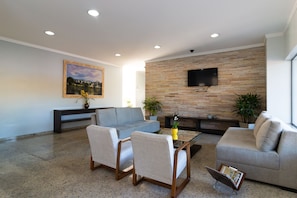 Sala de estar en el lobby