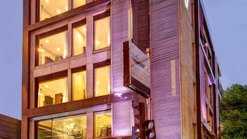 Front of property – evening/night