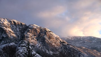 Blick von der Unterkunft