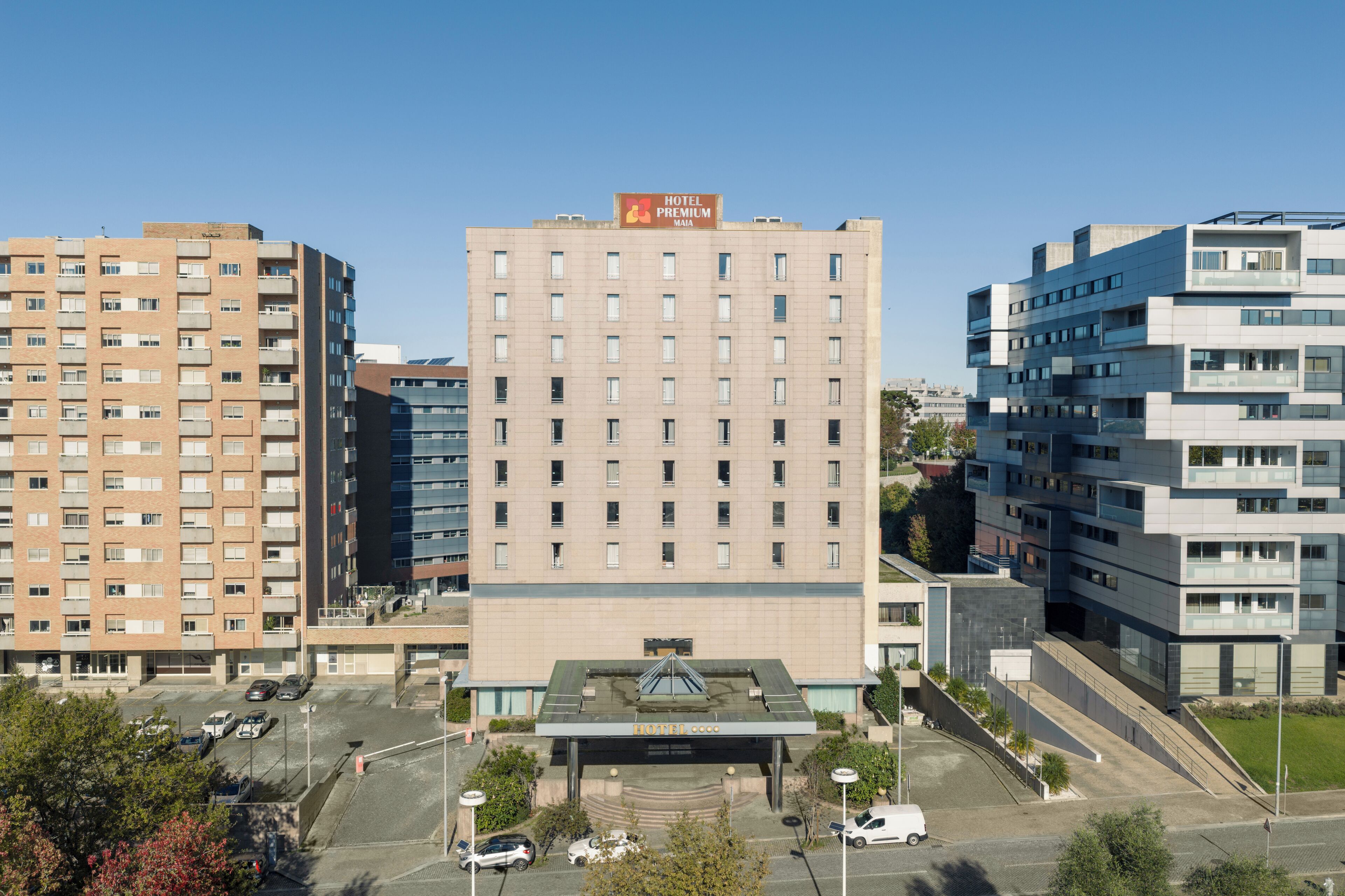 Overnatningsstedets facade