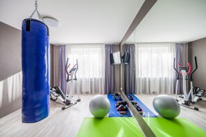 Huoneisto, 1 makuuhuone (Fitness) | Oleskelualue | LED-televisio