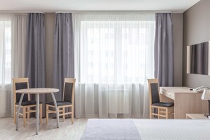 In-room safe, desk, iron/ironing board, cots/infant beds