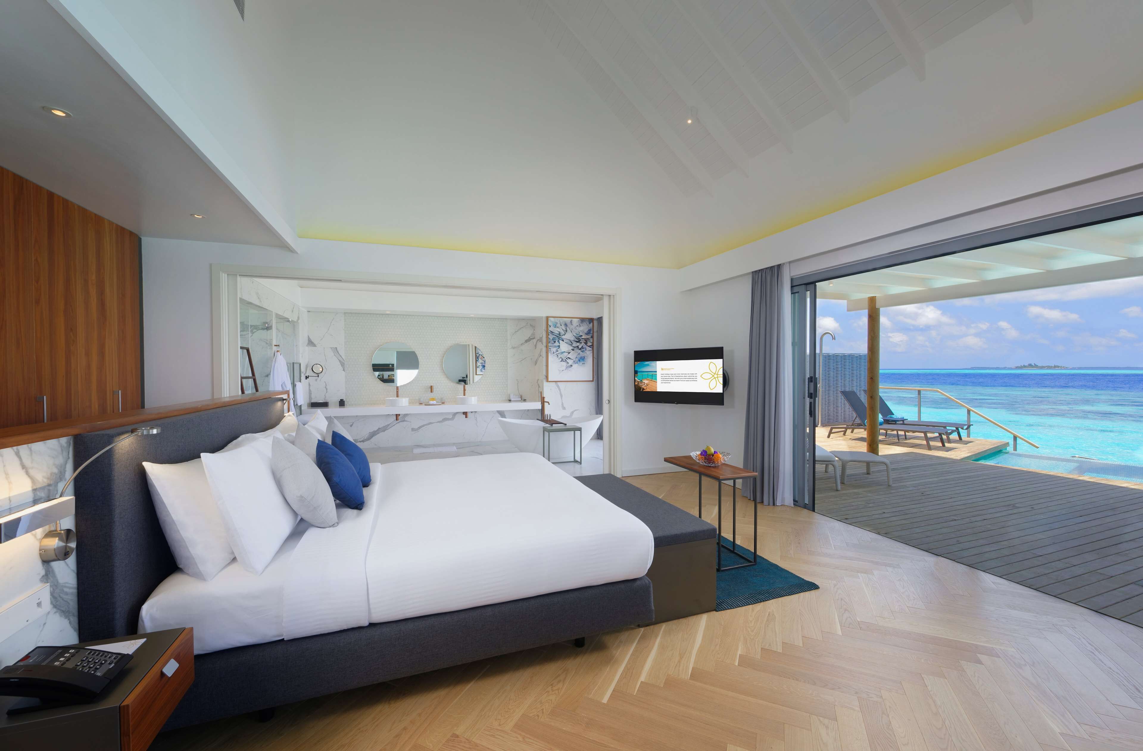 Down duvets, pillow-top beds, minibar, in-room safe