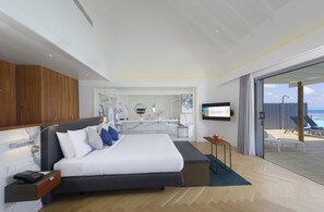 Villa, 1 habitación, alberca privada (Over Water) | Edredón, camas con pillow-top y minibar 