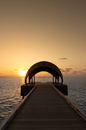 Vue sur la plage/lâocĂ©an