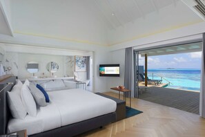 Villa, 1 Bedroom (Over Water) | Down comforters, pillowtop beds, minibar, in-room safe