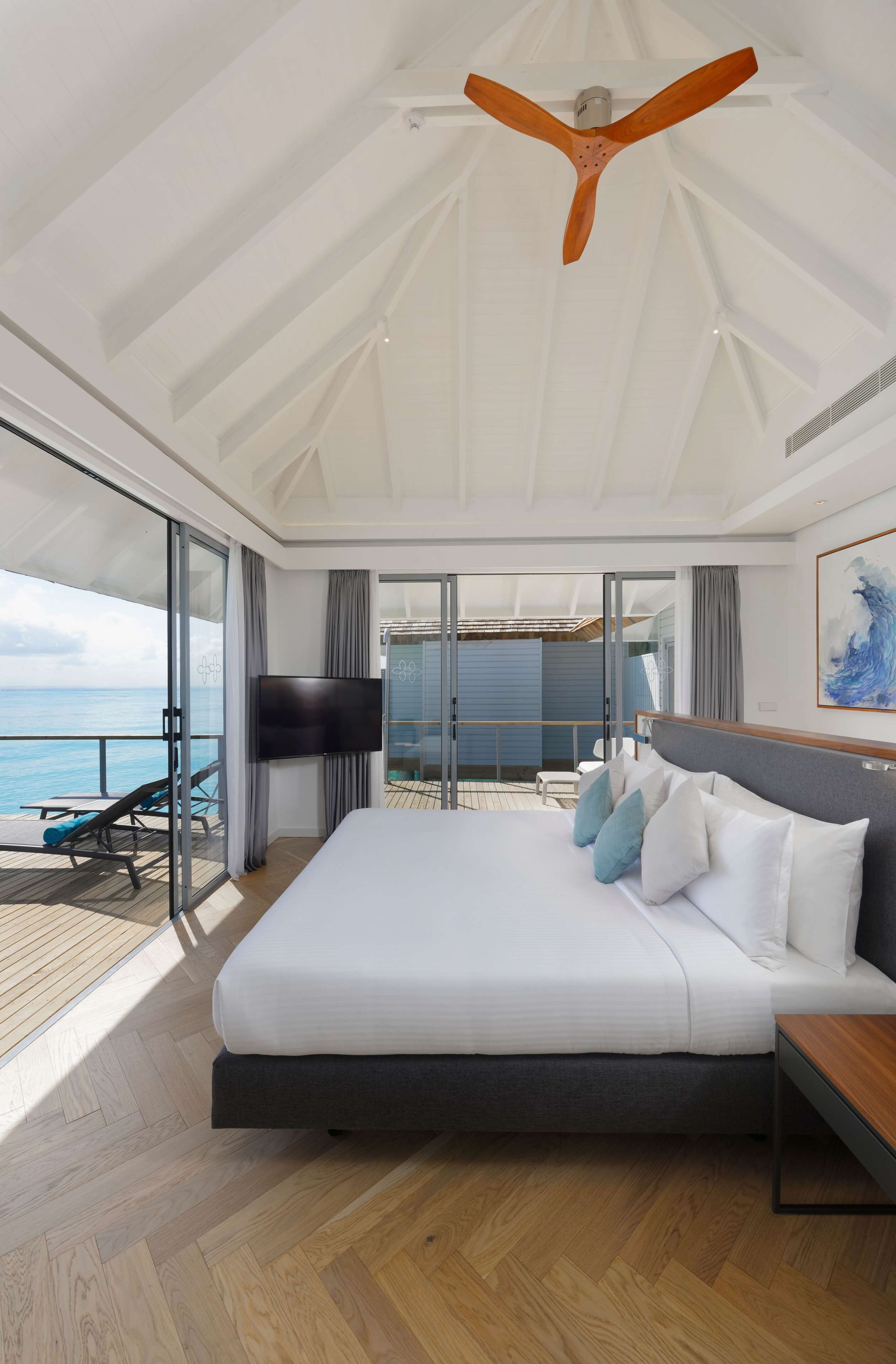 Villa, 1 Bedroom (Over Water) | Down comforters, pillowtop beds, minibar, in-room safe