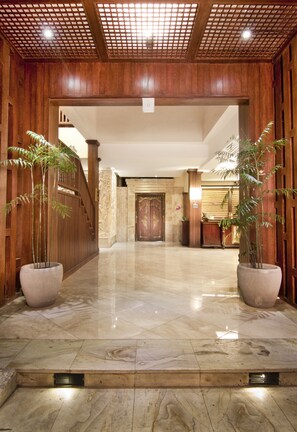 Entrée de l’hébergement