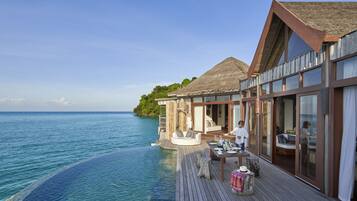 Vista a la playa o el mar