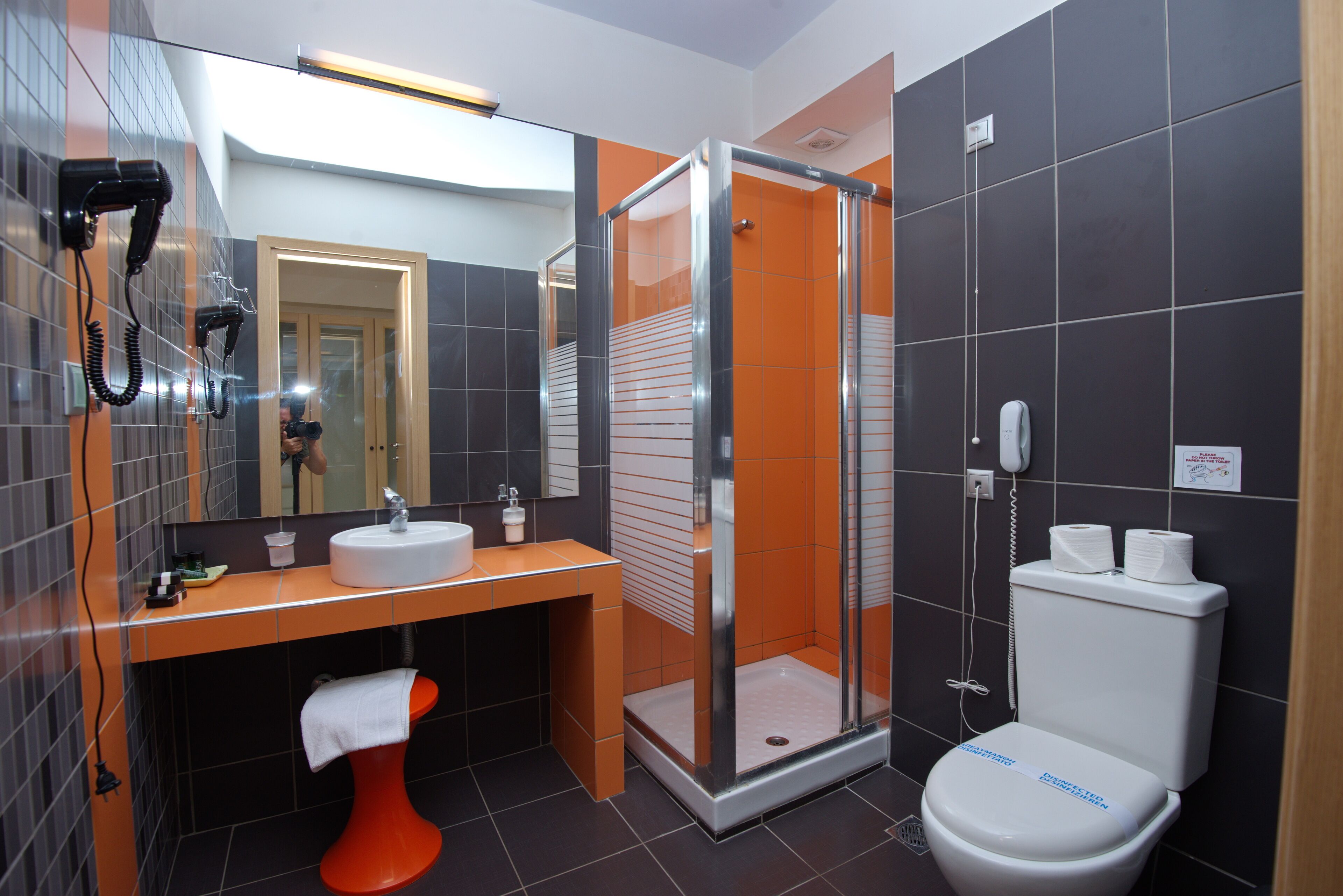 classic triple room | bathroom | shower, rainfall showerhead, free toiletries, hair dryer