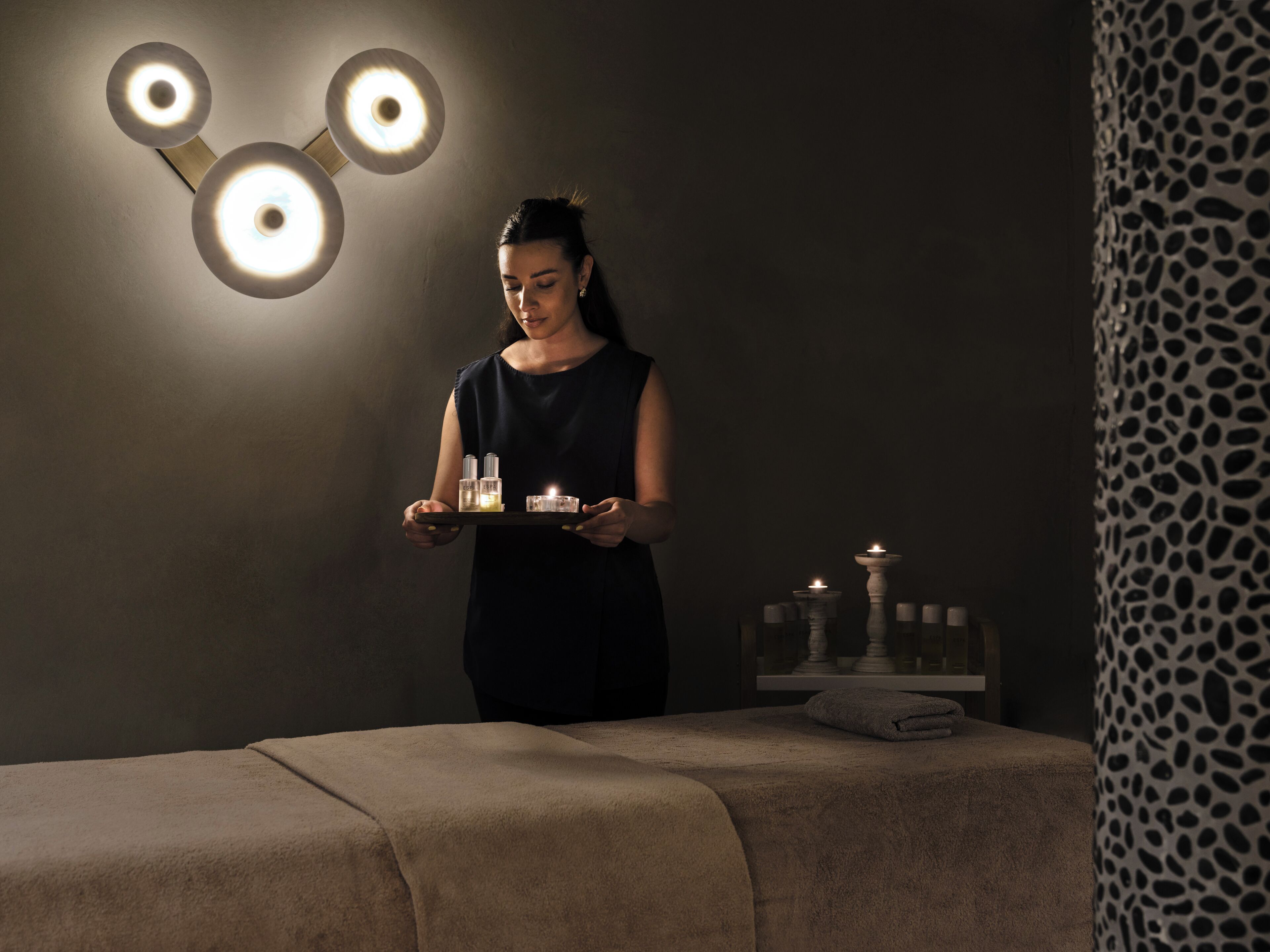 Body treatments, aromatherapy, hot stone massages, deep-tissue massages