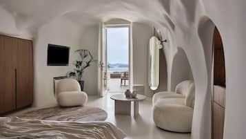 Egyptian cotton sheets, premium bedding, Tempur-Pedic beds, minibar