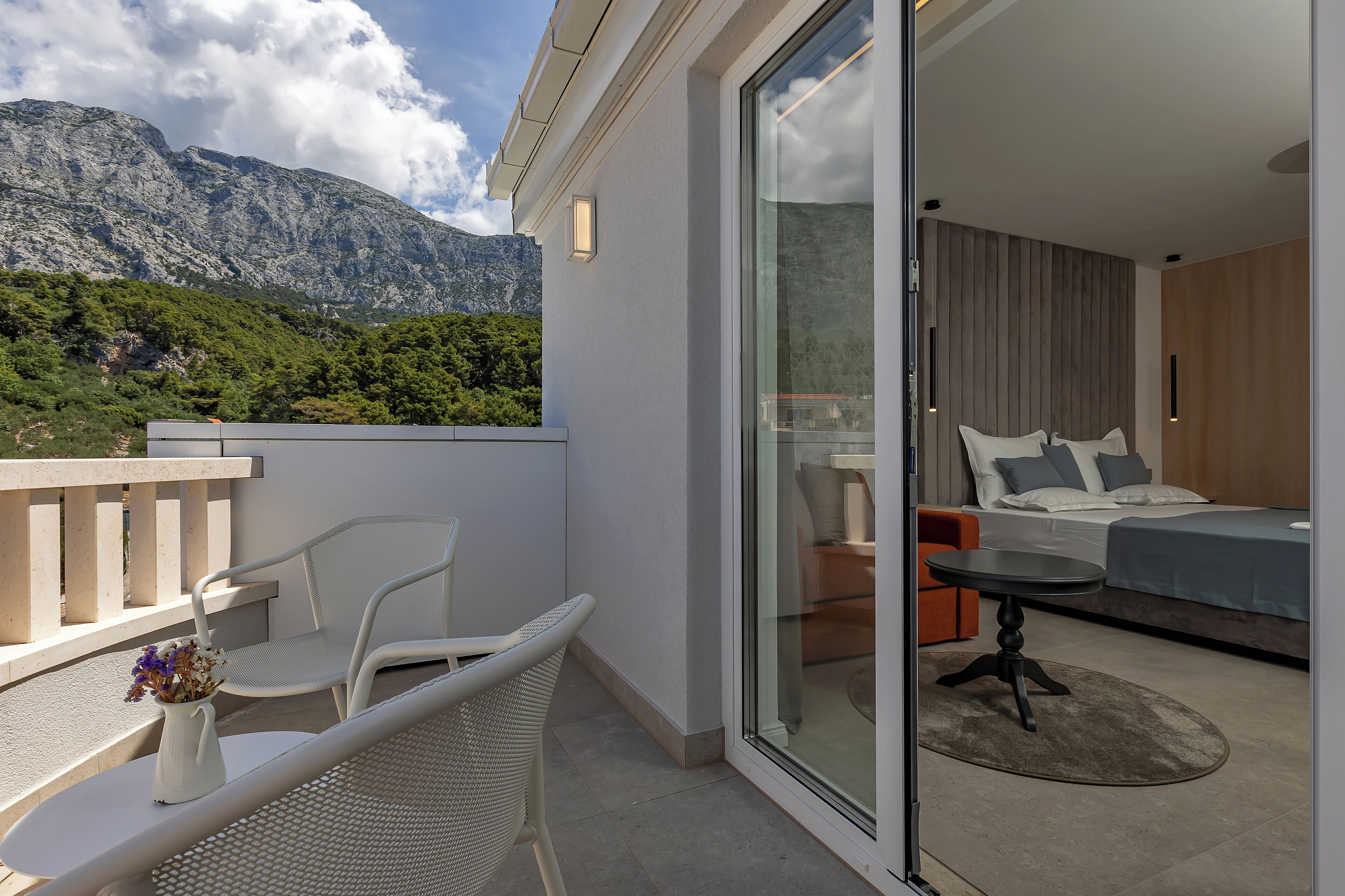 premium double room side sea view | in-room safe, blackout curtains, soundproofing, free wifi