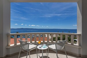 Habitación doble superior, vistas al mar | Caja fuerte, cortinas opacas, sistema de insonorización y wifi gratis