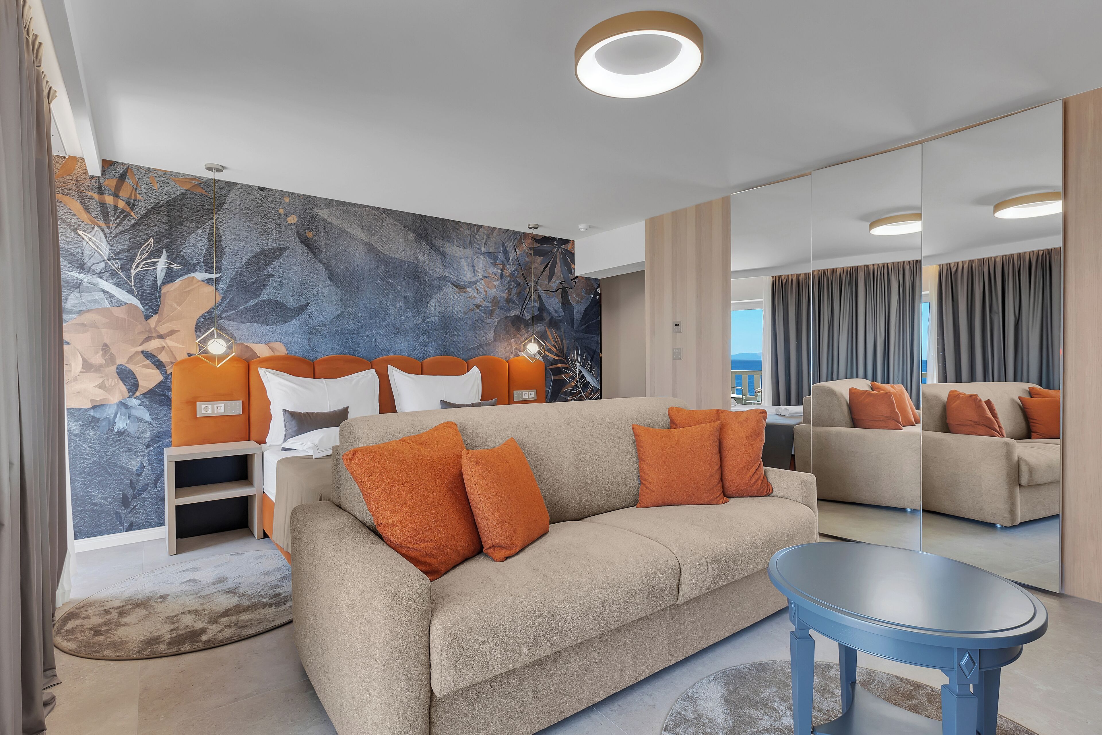 superior double room, sea view | in-room safe, blackout curtains, soundproofing, free wifi