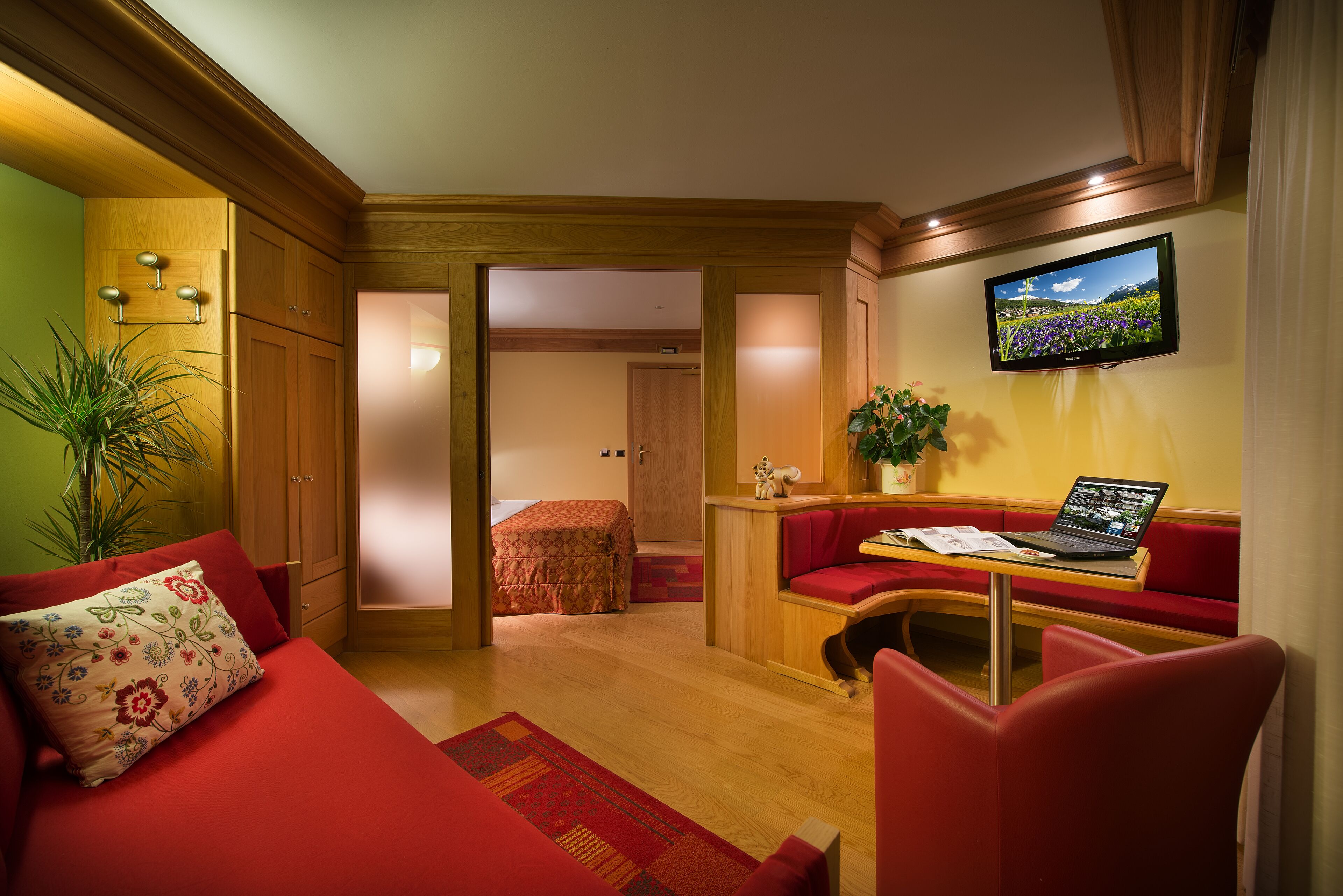 family suite | living area | lcd tv, computer