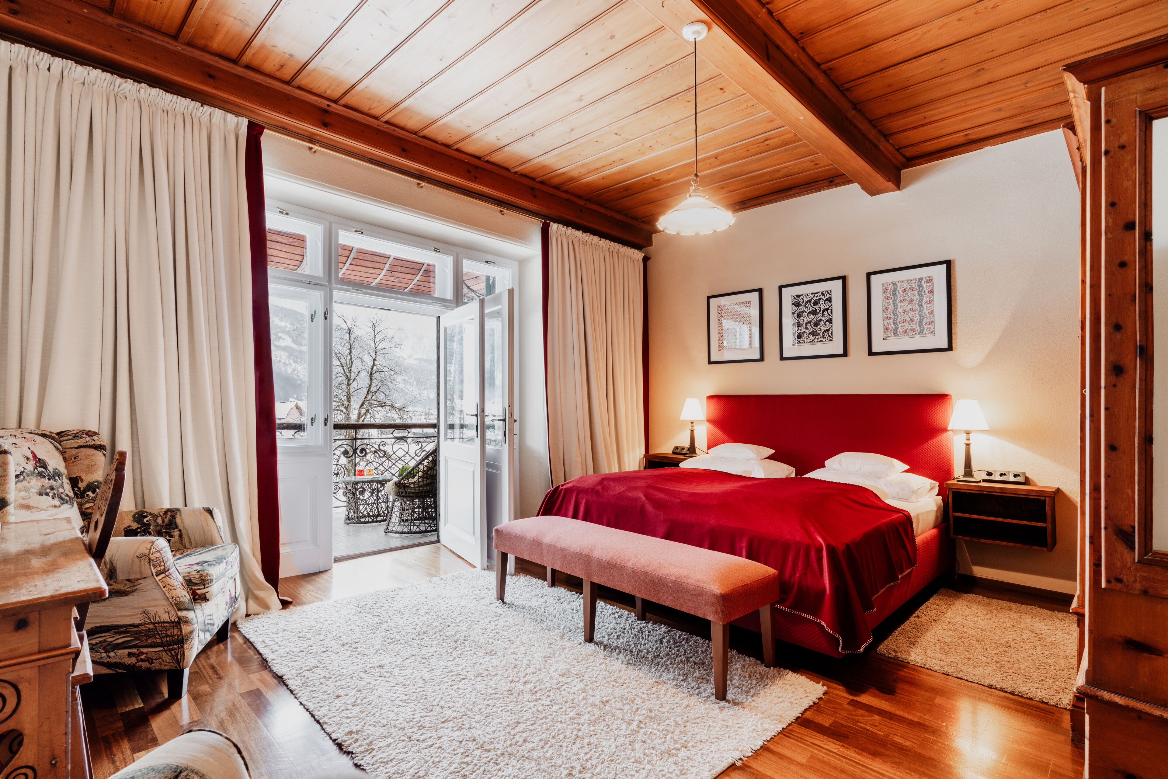 Superior-Doppelzimmer, Balkon | Bettwäsche aus ägyptischer Baumwolle, hochwertige Bettwaren