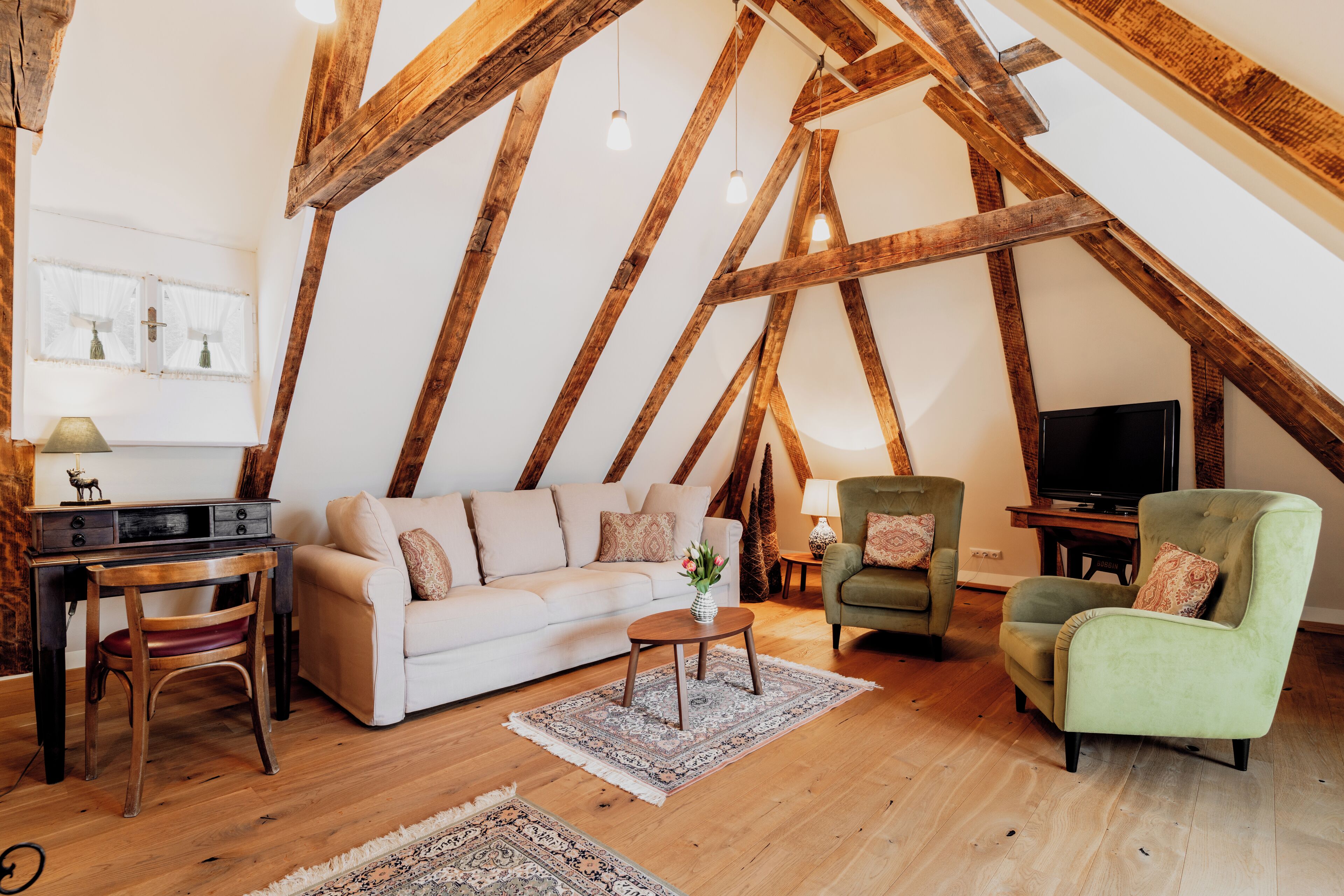 basic suite | living area | tv