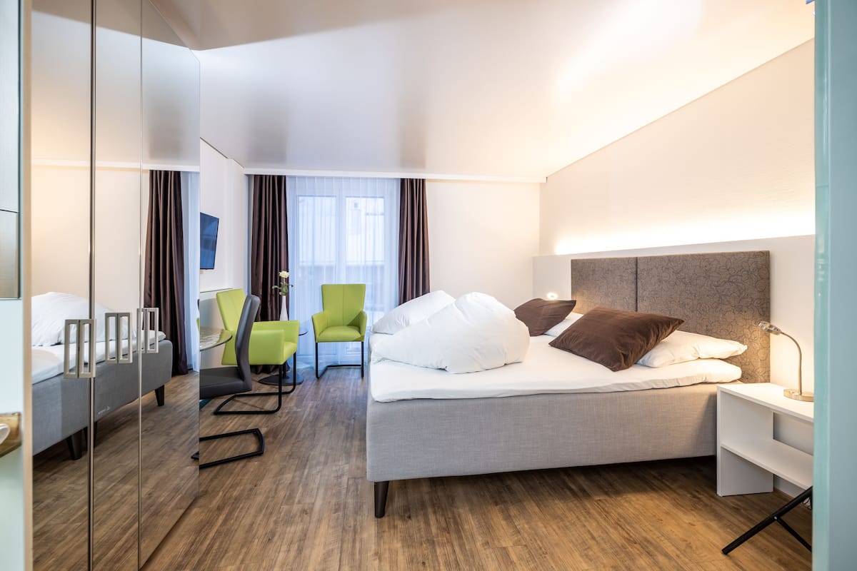 Standard Double Room | Hypo-allergenic bedding, in-room safe, individually furnished, desk