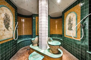 Sauna, bañera de hidromasaje, baño turco 