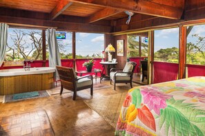 Suite, baño privado, vistas al mar (Lomilomi Suite) | Zona de estar