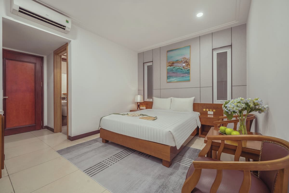 Habitación doble superior, para no fumadores | 1 habitación, ropa de cama de alta calidad, minibar y escritorio