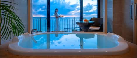 Free toiletries, hair dryer, slippers, electronic bidet