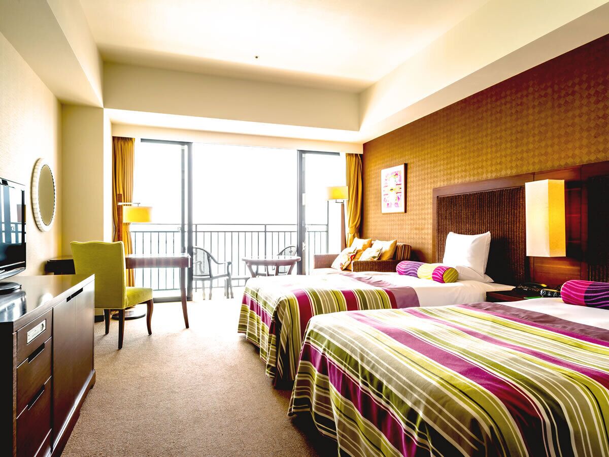 Free toiletries, hair dryer, slippers, electronic bidet