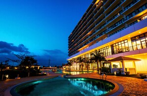 Front of property - evening/night