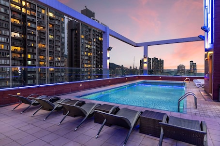 Seasonal outdoor pool. Ramada Hong Kong Harbour View