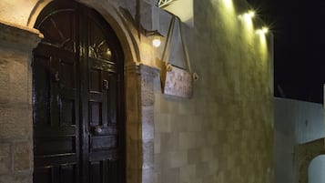 Majoituspaikan sisäänkäynti