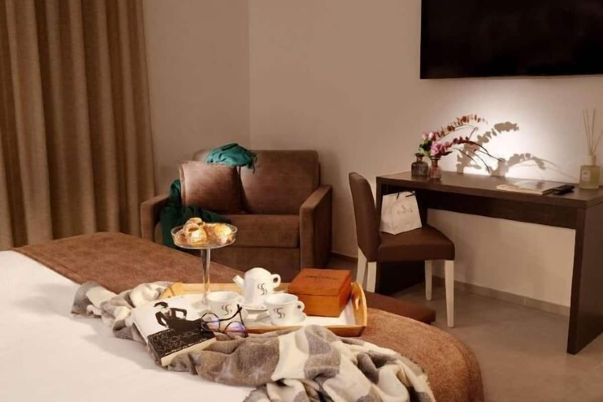 1 soveværelse, premium-sengetøj, dundyner, minibar